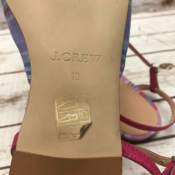 J Crew Plaid Tassel Flats B3-3-11-25 - Picture 5 of 7